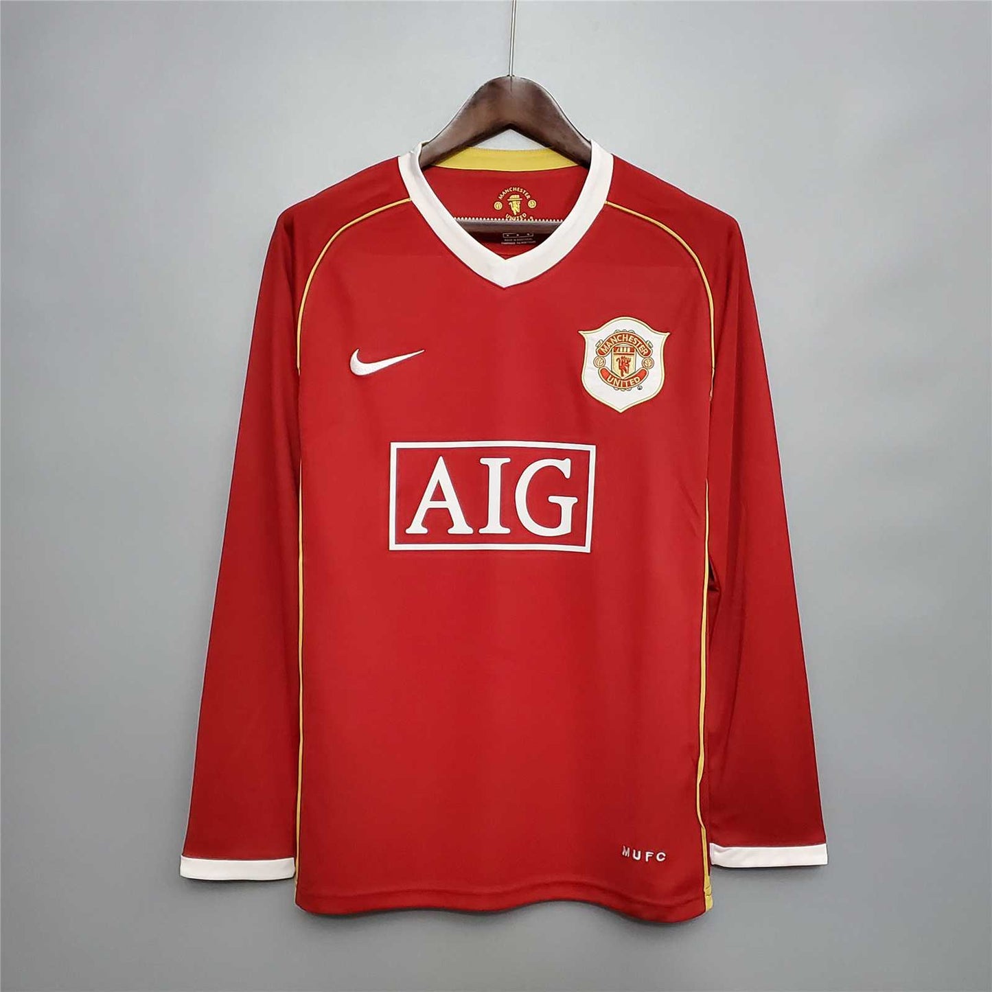 06/07 Manchester United Home Long Sleeve Retro