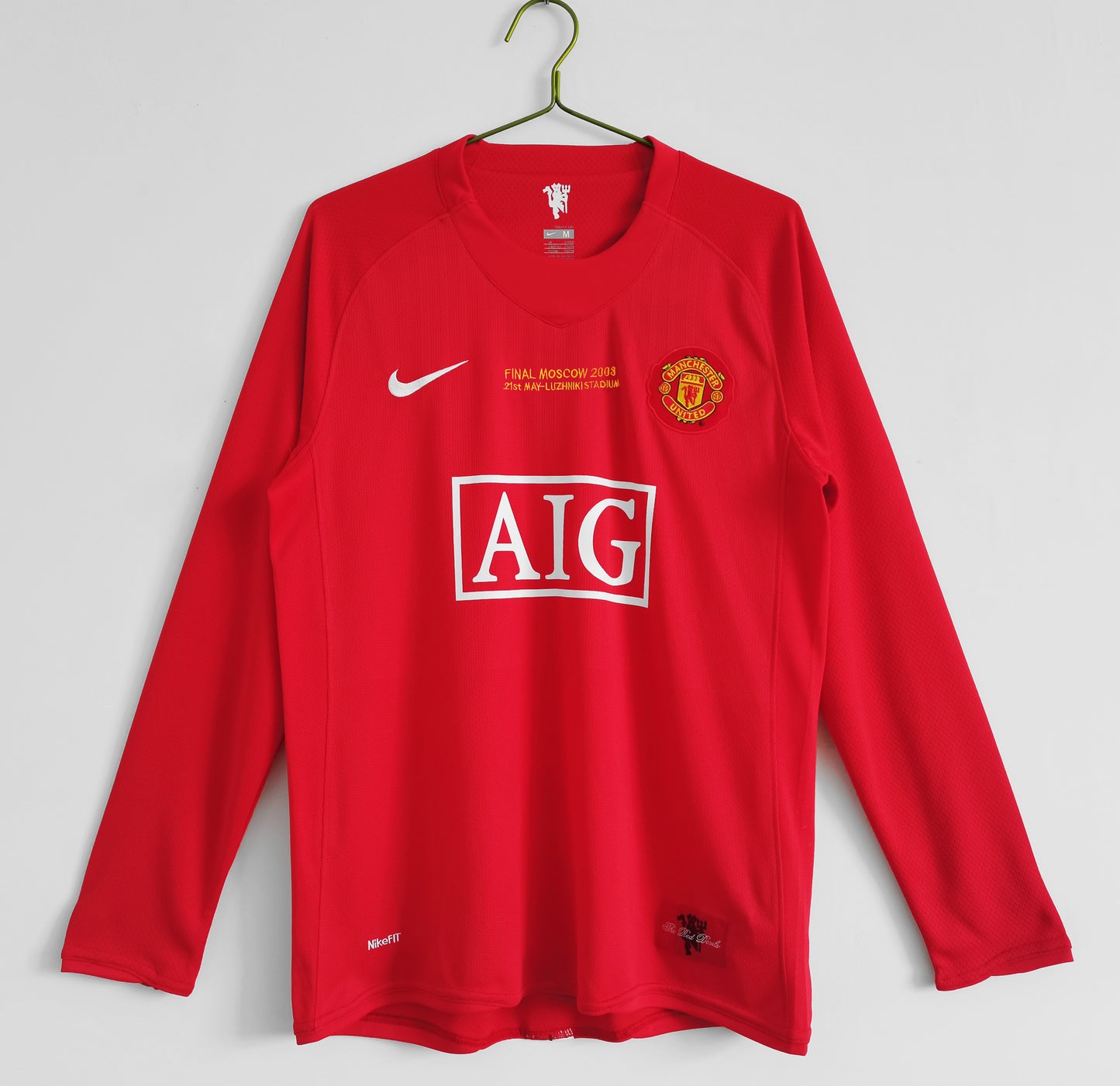 07/08 Manchester United Home Long Sleeve Retro