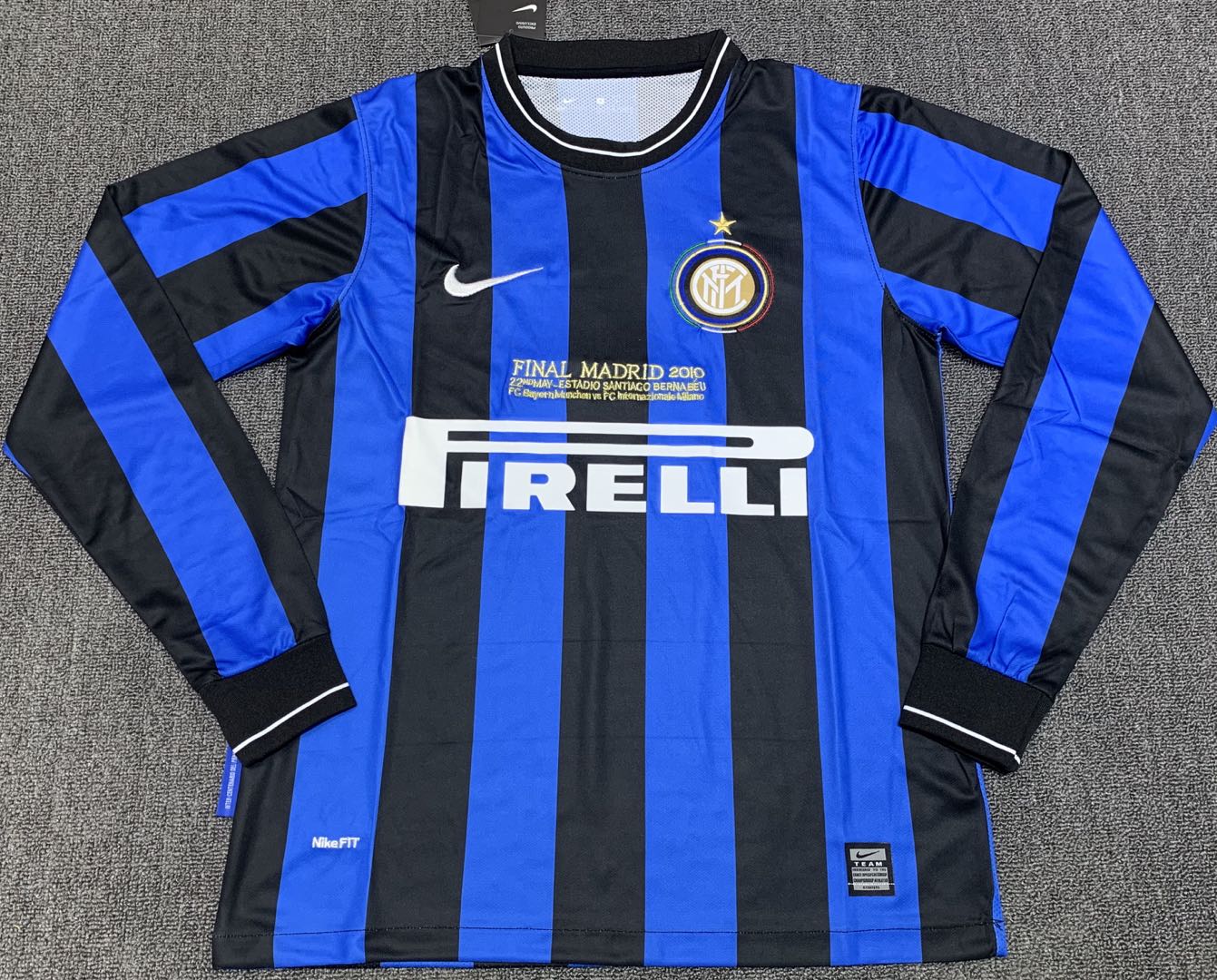 09/10 Inter Milan Home Long Sleeve Retro