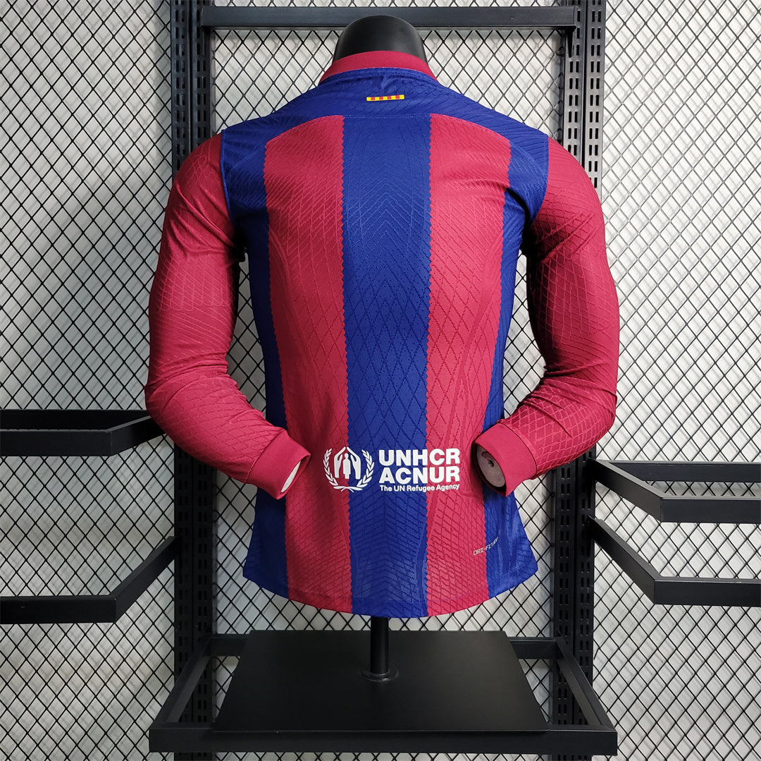 23/24 Barcelona Home long sleeve Player Version