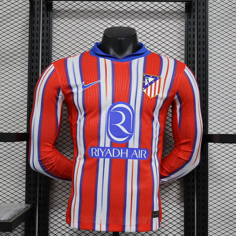 24/25 Atletico Madrid Home long sleeve Player version
