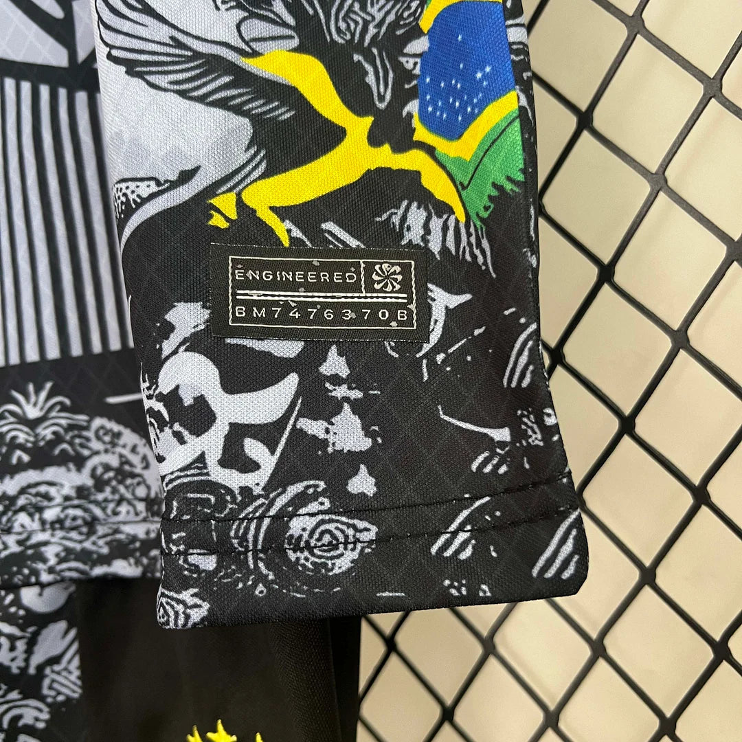 2024 Brazil Jesus Black Gray Special Edition Kids