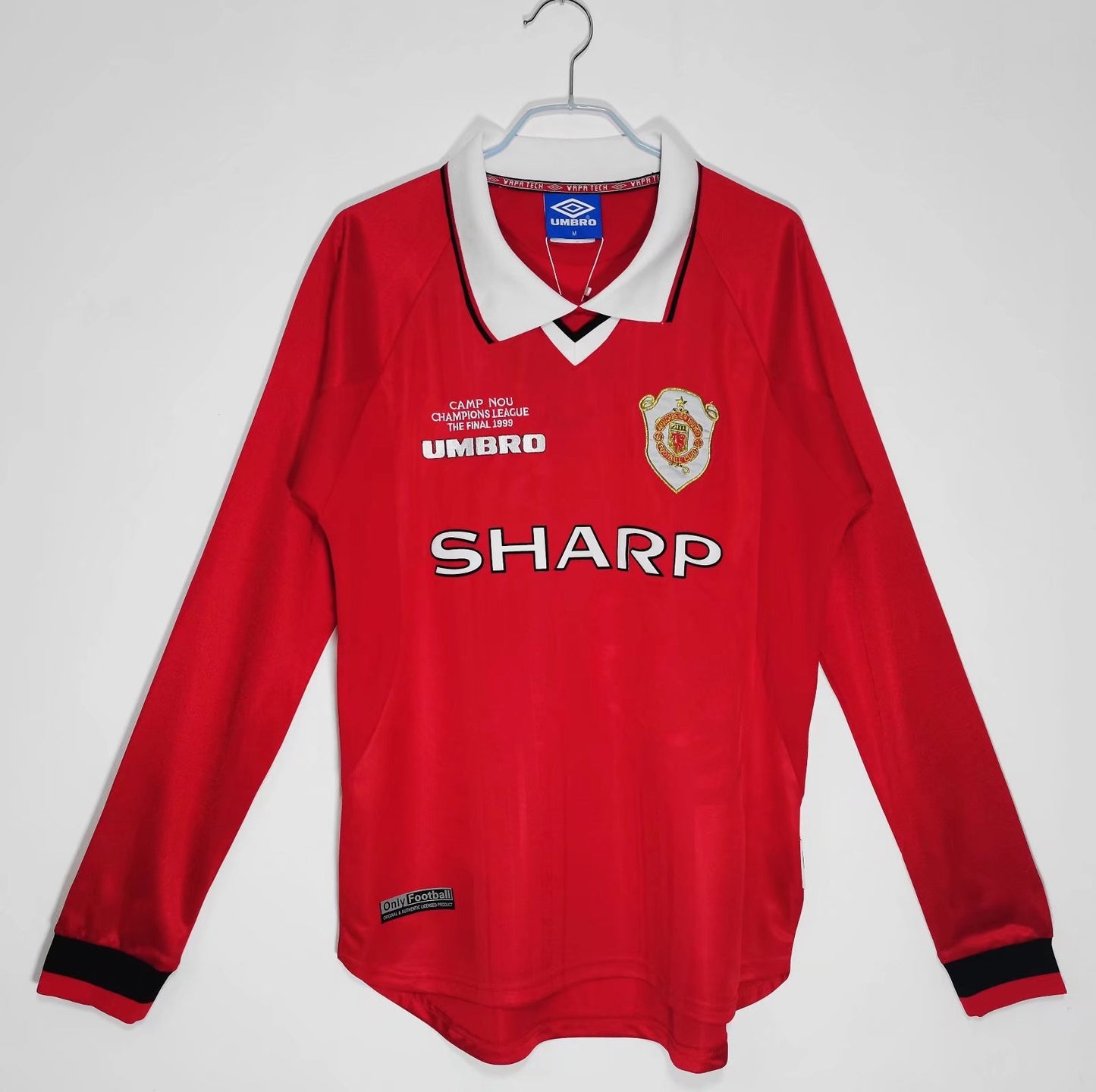 99/00 Manchester United Home Long Sleeve Retro