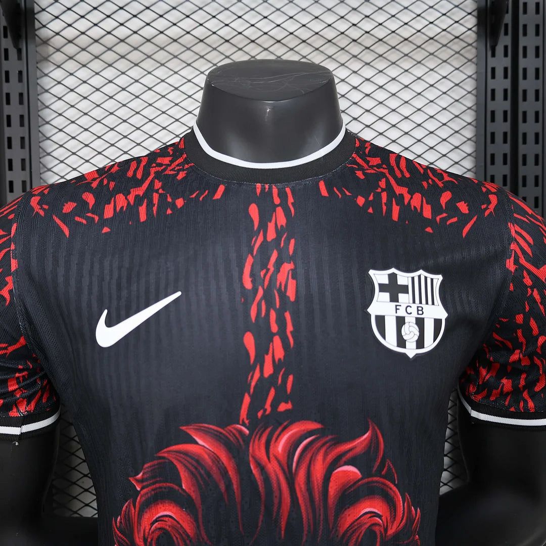 24/25 Barcelona Black and Red Special Player Version