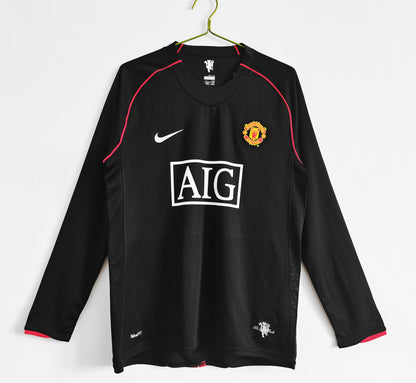 07/08 Manchester United Away Long Sleeve Retro