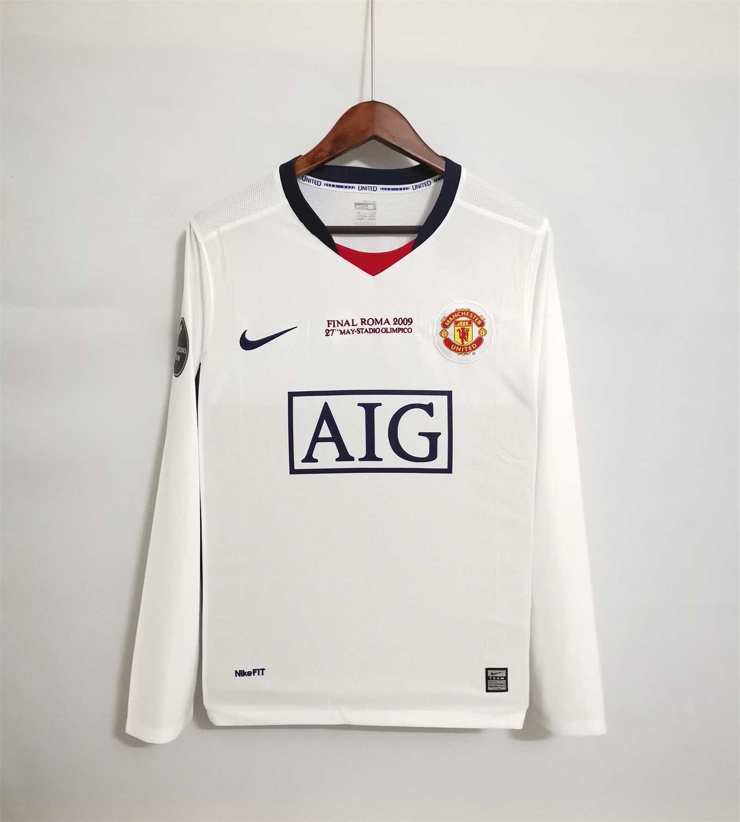 08/09 Manchester United Away Long Sleeve Retro