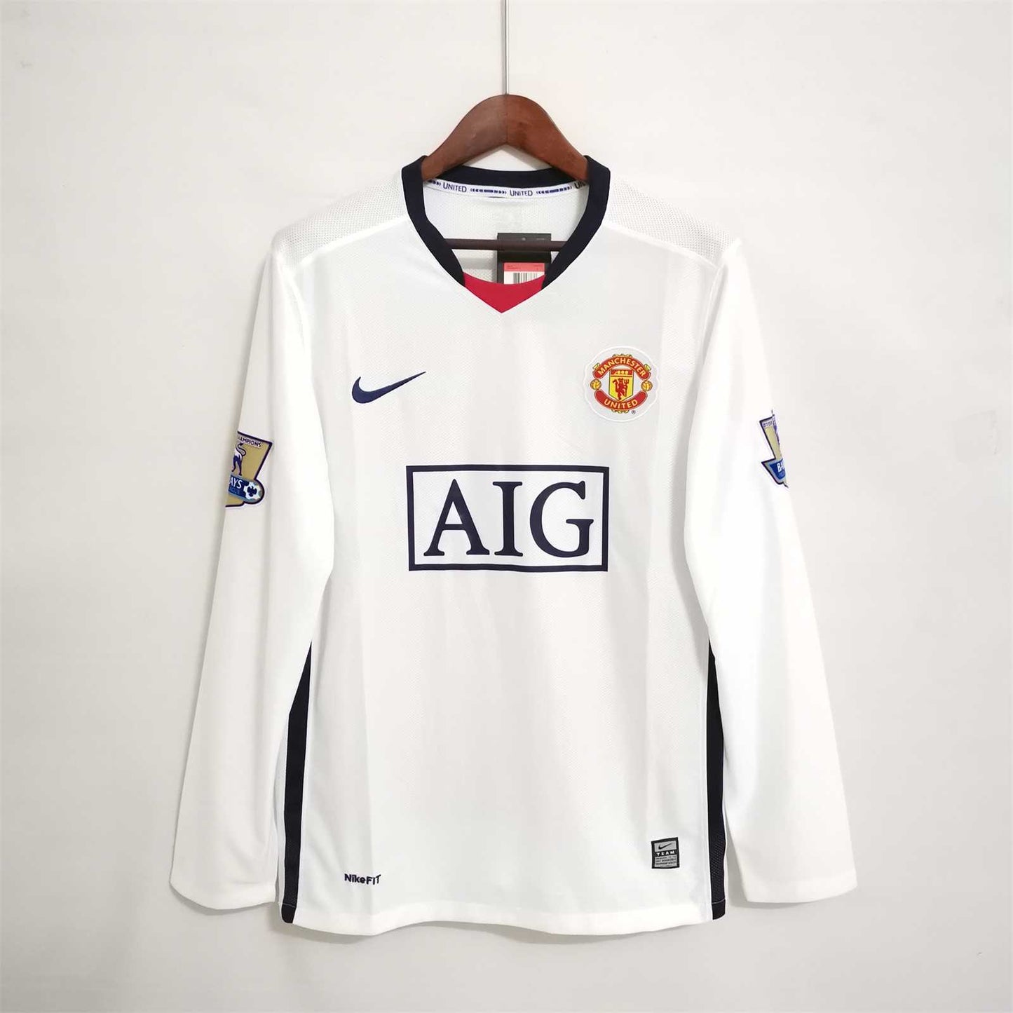 08/09 Manchester United Away Long Sleeve Retro