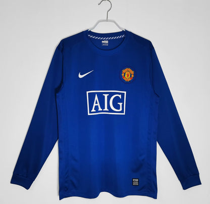 07/08 Manchester United Away Long Sleeve Retro
