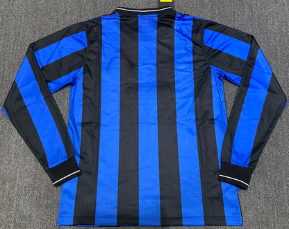 09/10 Inter Milan Home Long Sleeve Retro