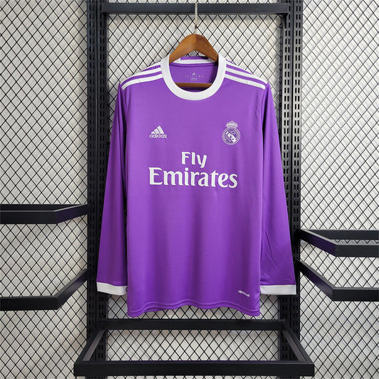 16/17 Real Madrid Away long sleeve Retro