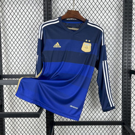 2014 Argentina Away Long Sleeve Retro
