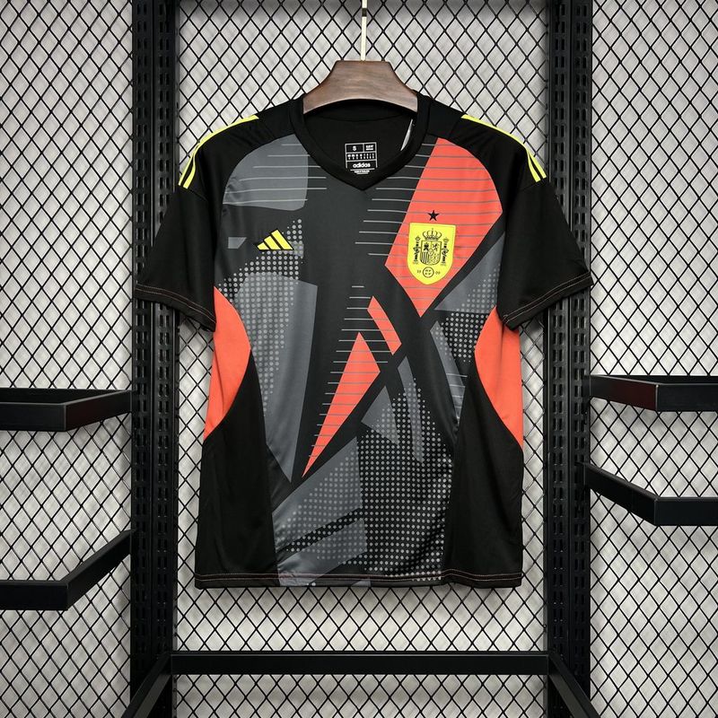 2024 Spain Black Goalkeeper Jersey