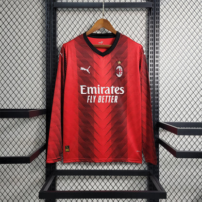 23/24 AC Milan Home Long Sleeve