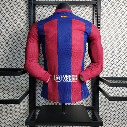 23/24 Barcelona Home long sleeve Player Version