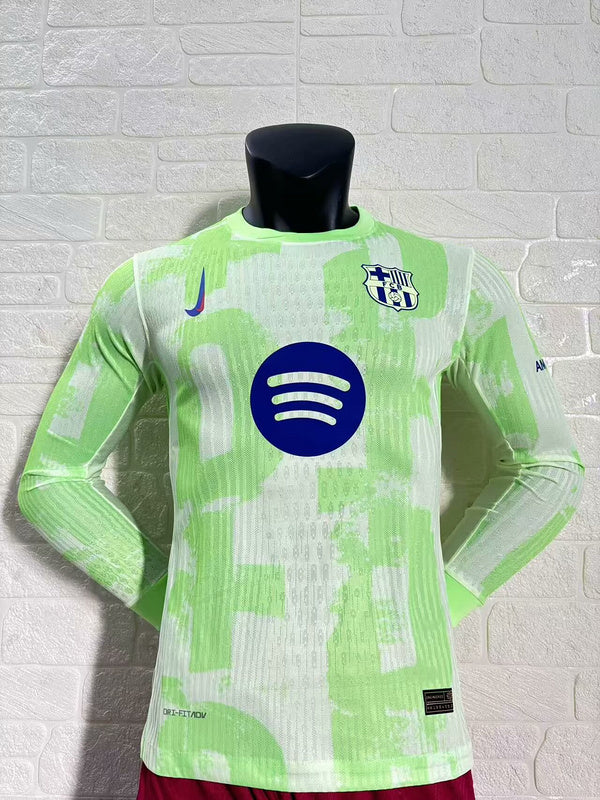 24/25 Barcelona long sleeve Third Away Player version