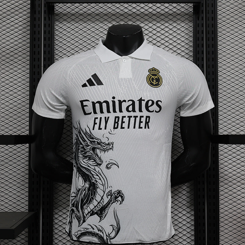 24/25 Real Madrid white dragon Player Version