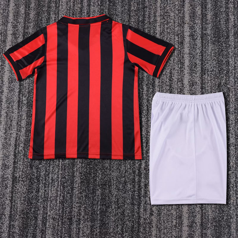 90/91 AC Milan Home Retro Kids