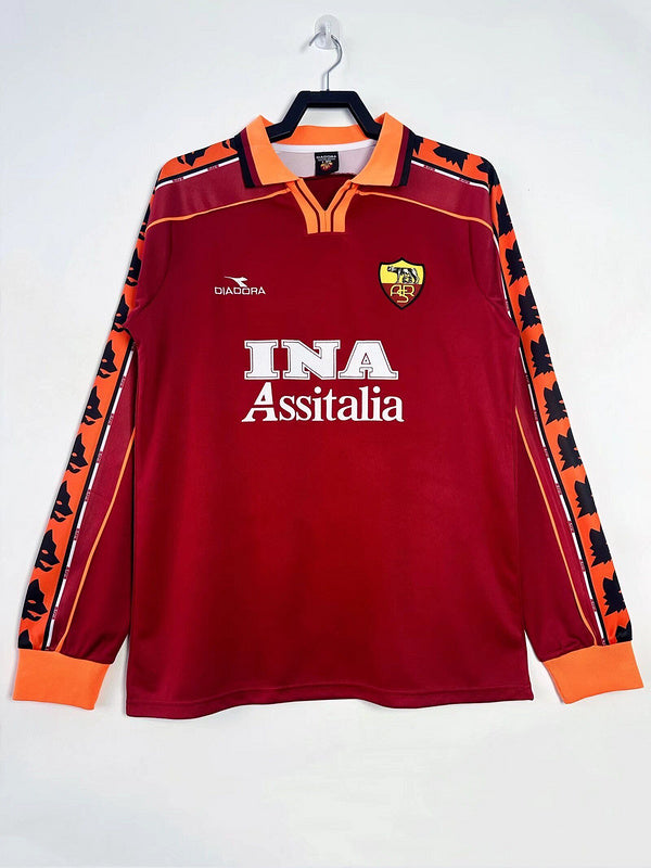 98/99 Roma Home Long Sleeve Retro