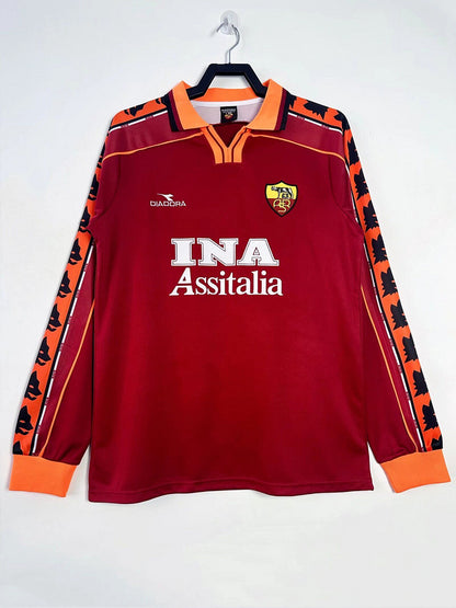 98/99 Roma Home Long Sleeve Retro
